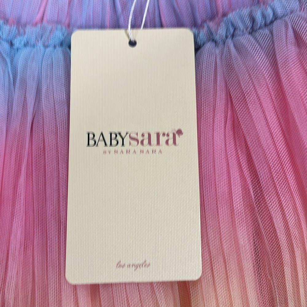 Girls Rainbow Tulle Skirt size 6 New - Picture 3 of 3
